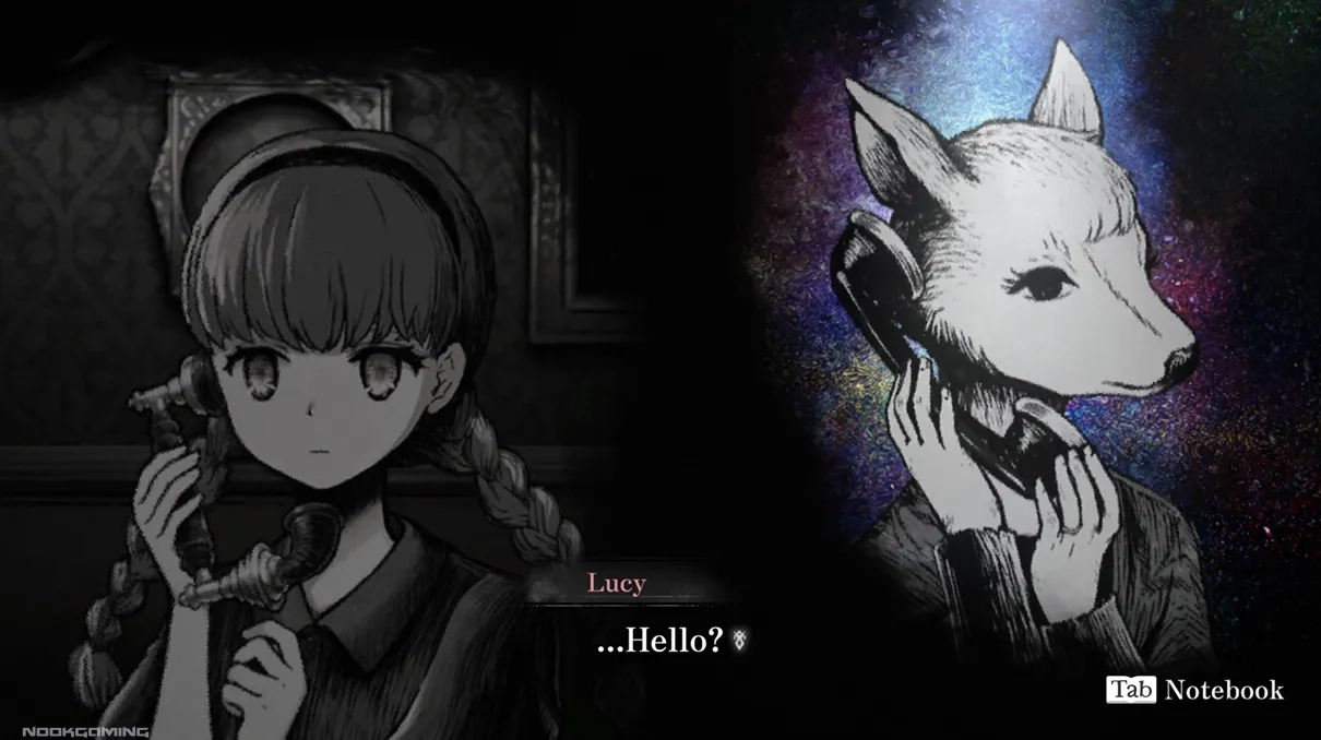Mary on the phone with Lucy in Schrödinger's Call