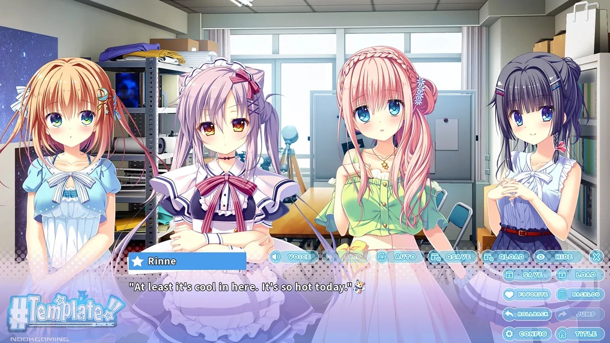 All Heroines in Template!! an angel's gift in casual clothes