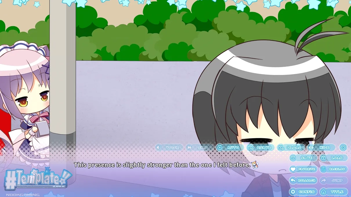 SD CG of Miyori following the progagonist when he's with Sena