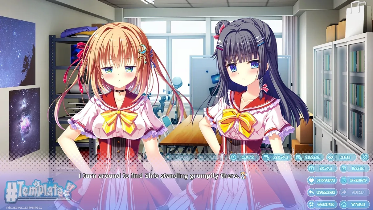 Shio and Rinne being grumpy