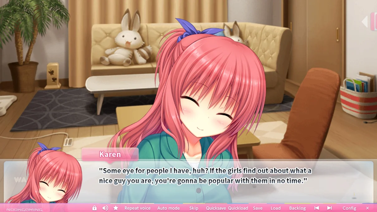 Karen calling Kouki sweet