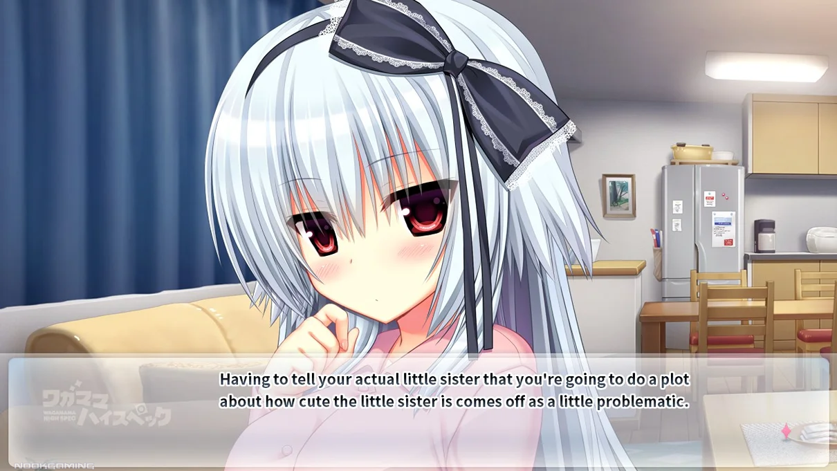 Kouki thinking about imoutos with Toa