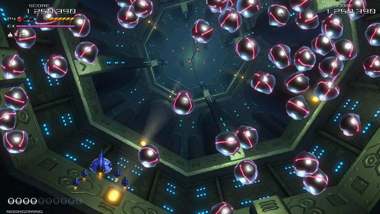 Flying through a level