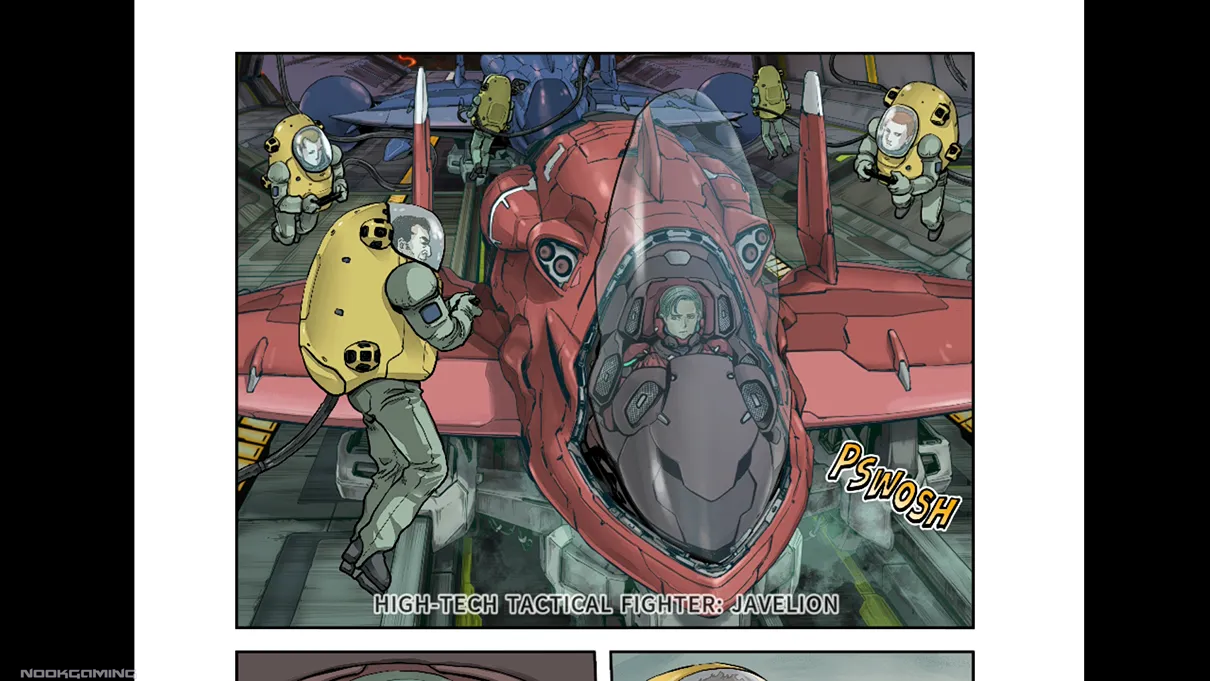 Comic visual in Truxton Extreme